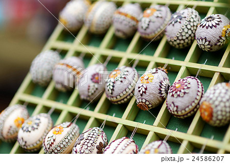 Easter eggs sold in traditional crafts fair 24586207