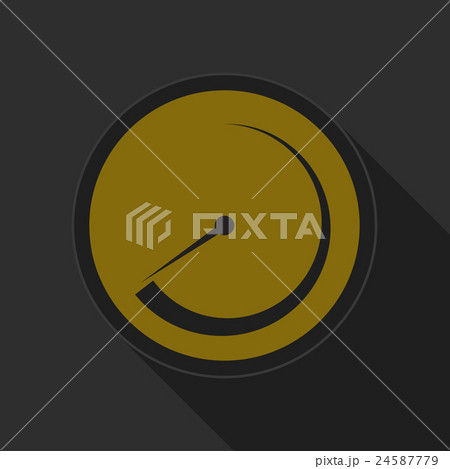 dark gray and yellow icon - dial symbol dark gray and yellow icon - dial symbol 24587779
