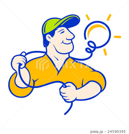 Electrician corporate logo 24590395