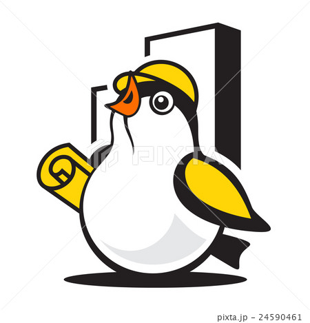 Bird construction sign 24590461