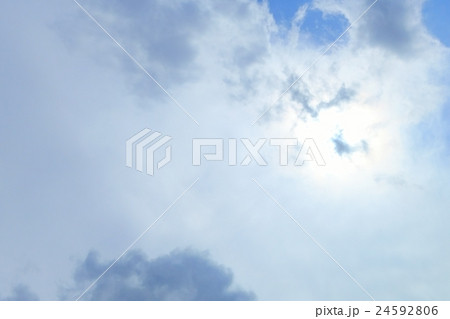 Blue Sky and White Cloud. Beautiful Background 24592806