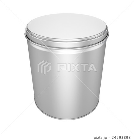 Tin Can with metal cap - mock up 24593898
