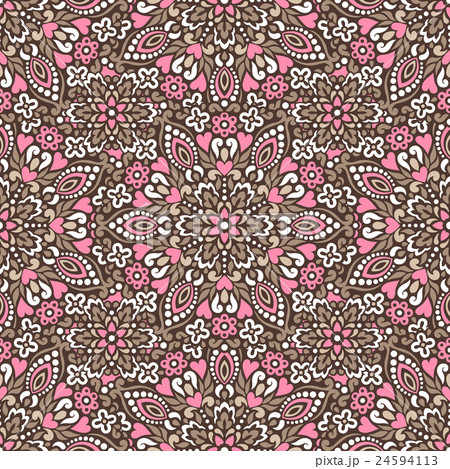 Seamless background with abstract ethnic pattern. 24594113