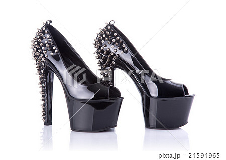Fetish high heel shoes with spikesの写真素材 [24594965] - PIXTA