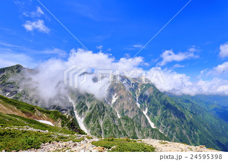 北アルプス・夏の白馬連山 24595398
