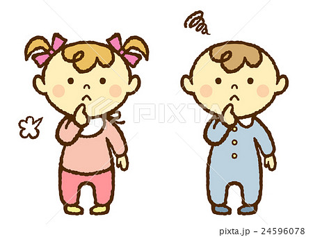 赤ちゃん 男の子 女の子 ため息 赤ちゃん 男の子 女の子 ため息 24596078