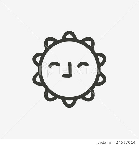 weather sun icon 24597014