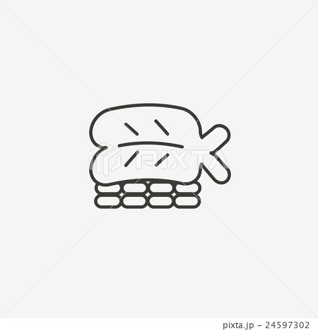 sushi outline icon sushi outline icon 24597302