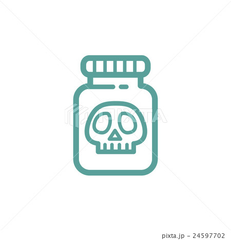 Toxic icon sign 24597702