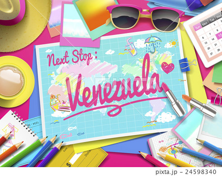 Venezuela on map Venezuela on map 24598340