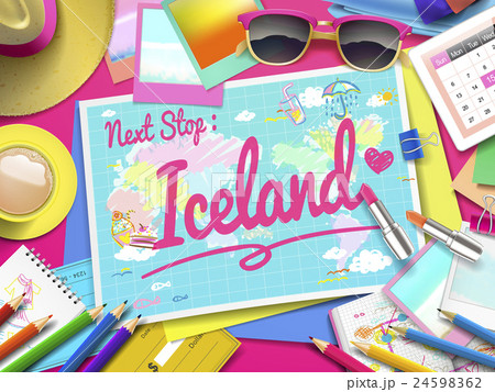 Iceland on map 24598362