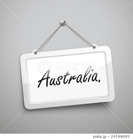 Australia hanging sign Australia hanging sign 24599095