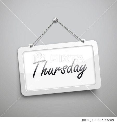 Thursday hanging sign 24599289