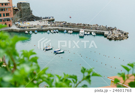 yachts docked in mediterranean port of Alassio on italian Riviera, Liguria, Italy 24601768