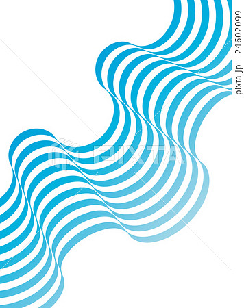 波の模様 縦 のイラスト素材