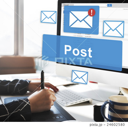 Post Content Internet Mail Opinion Communication Concept Post Content Internet Mail Opinion Communication Concept 24602580