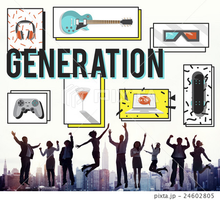 Generation Entertainment Free Time Youth Concept 24602805