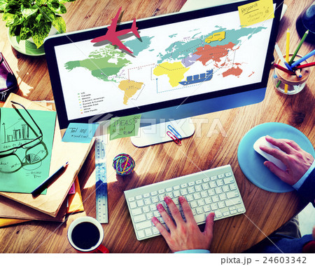 Travel Travelling Map Route Journey Concept Travel Travelling Map Route Journey Concept 24603342