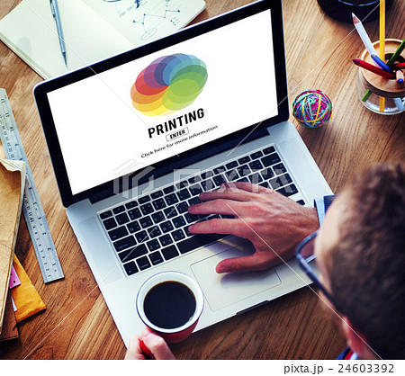 RGB Printing Palette Mixing Colour Concept 24603392