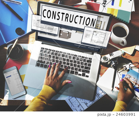 Construction Build Layout Blueprint Creativity Concept 24603991
