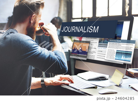Media Journalism Global Daily News Content Concept Media Journalism Global Daily News Content Concept 24604285