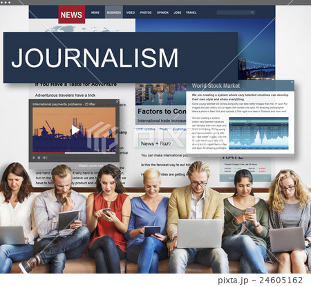 Media Journalism Global Daily News Content Concept Media Journalism Global Daily News Content Concept 24605162