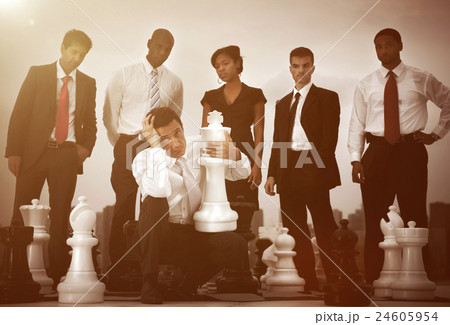Business People Chess Concepts in the City Business People Chess Concepts in the City 24605954