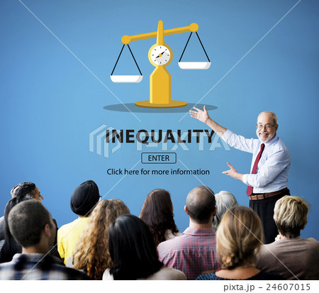 Inequality Difference Diversity Imbalance Racism Concept Inequality Difference Diversity Imbalance Racism Concept 24607015