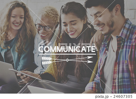 Communication Connection Together Cowork Collegues Concept 24607305