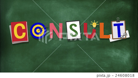 Consult Advise Suggestion Support Consultant Concept Consult Advise Suggestion Support Consultant Concept 24608018