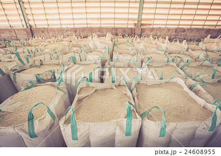 Big bag containing rice Big bag containing rice 24608955