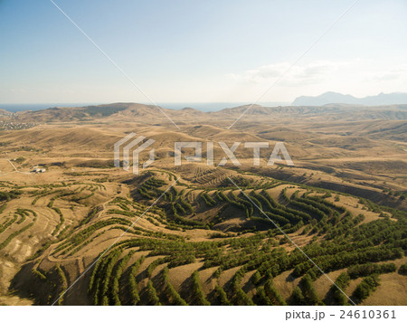 Aerial landscape in Crimea 24610361