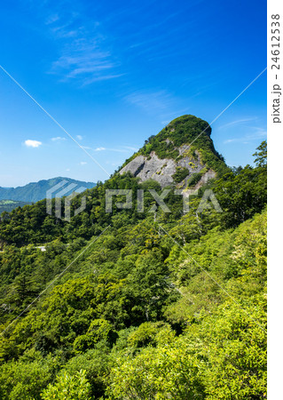 子持権現山 愛媛県西条市 の写真素材