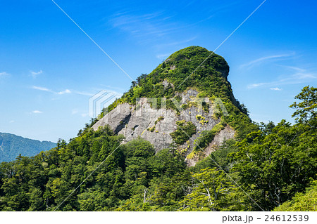 子持権現山 愛媛県西条市 の写真素材