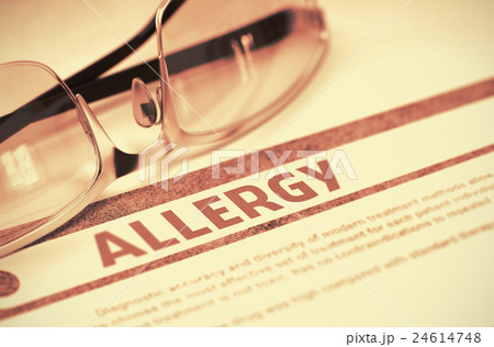 Diagnosis - Allergy. Medicine Concept. 3D Diagnosis - Allergy. Medicine Concept. 3D 24614748