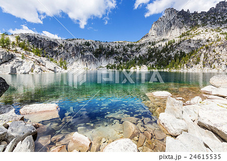 Alpine lake 24615535