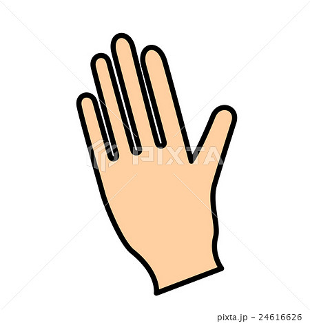 手のひらのイラスト素材