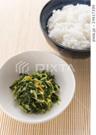 壬生菜漬けとごはん 壬生菜漬けとごはん 24617390
