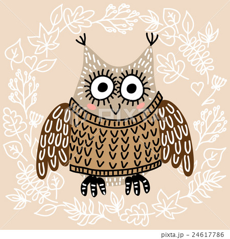 Cute owl 24617786