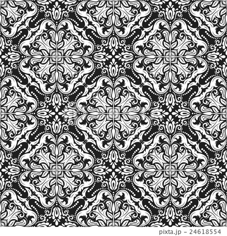 Seamless Vector Baroque Pattern 24618554