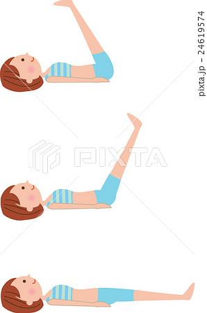 エクササイズする女性 24619574