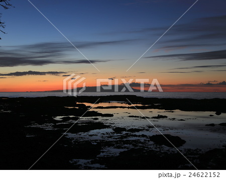竜宮島の朝の写真素材 竜宮島の朝の写真素材