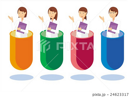 4人のカプセル薬剤師 24623317