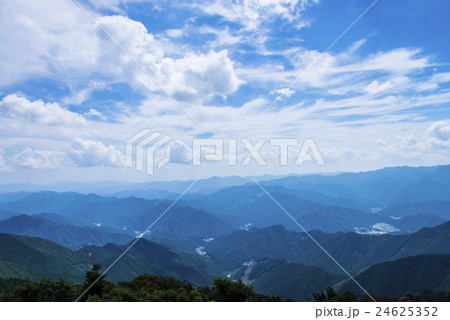 鈴鹿山脈と松坂市街 24625352