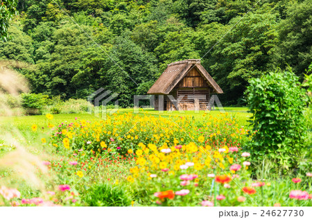 世界遺産　初秋の白川郷 24627730