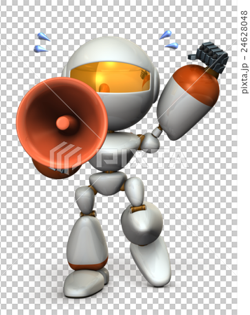 A cute robot to send cheers A cute robot to send cheers 24628048
