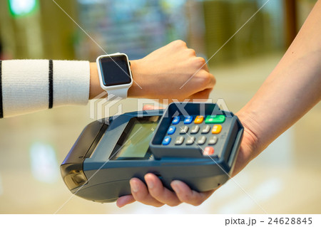Smart watch pay by NFC 24628845