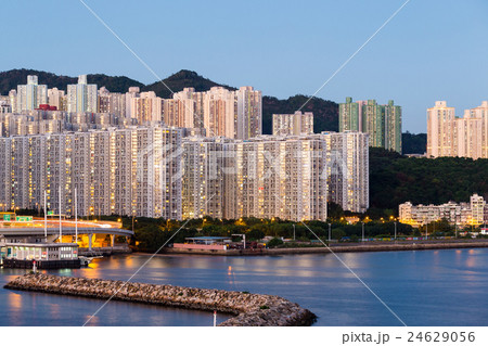 Hong Kong skyline at night Hong Kong skyline at night 24629056