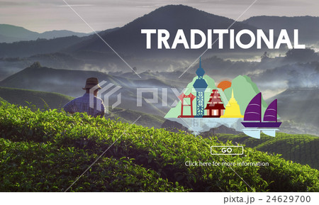 Traditional Celebrate Fastival Pattern Style Concept Traditional Celebrate Fastival Pattern Style Concept 24629700
