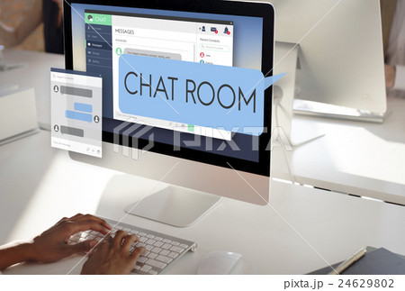 Chat Room Chatting Communication Connect Concept 24629802
